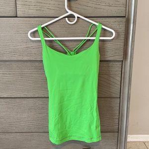 Size 10 Lululemon Green Tank